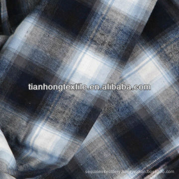 100% Cotton Check Shirt Flannel Fabric